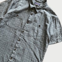 Patagonia半袖チェックシャツ  L