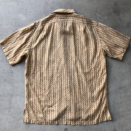 Ralph Lauren 100% レーヨン総柄シャツ