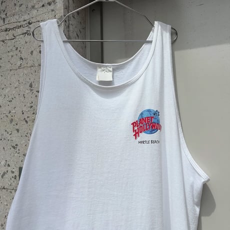 USA製 PLANET HOLLYWOOD バックプリントタンクトップ