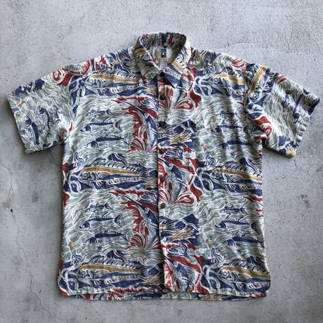 KAHALA 魚柄シャツ  M