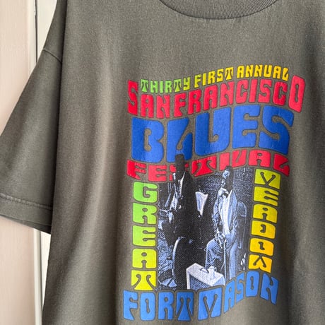 00's BLUES FES プリントTシャツ