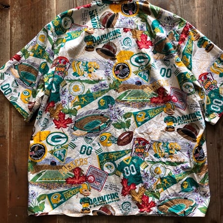 Reyn spooner × NFL🏉総柄シャツ
