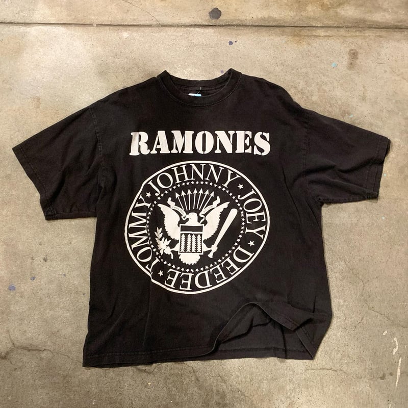 【希少】RAMONES 黒 Tシャツ Lサイズ RAMONES Tシャツ | CUSTOM FEVER