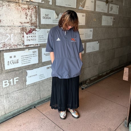 adidas×Morton College ハーフジッププルオーバー
