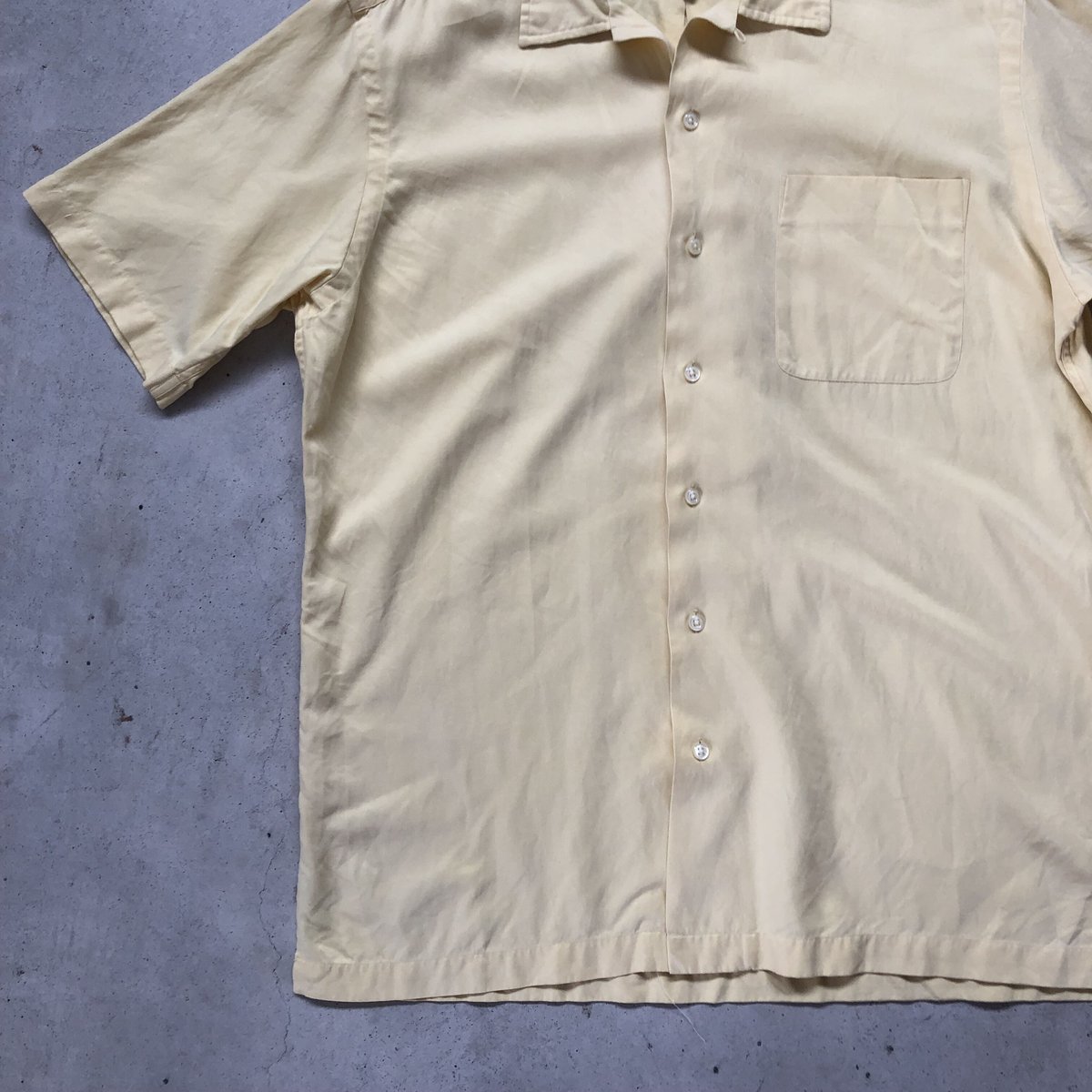 Ralph Lauren 半袖無地シャツ 〝CALDWELL〟M ポニーマーク無し