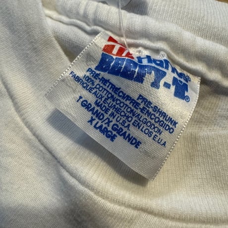 90's USA製〝Fishing〟プリントTシャツ　XL