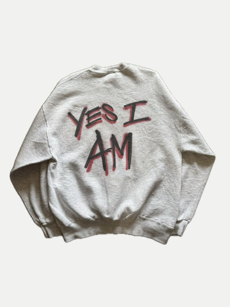 90's USA製エアブラシプリントスウェット L | CUSTOM FEVER