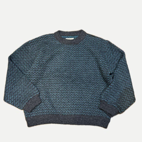 80's L.L.Bean バーズアイニットセーター L