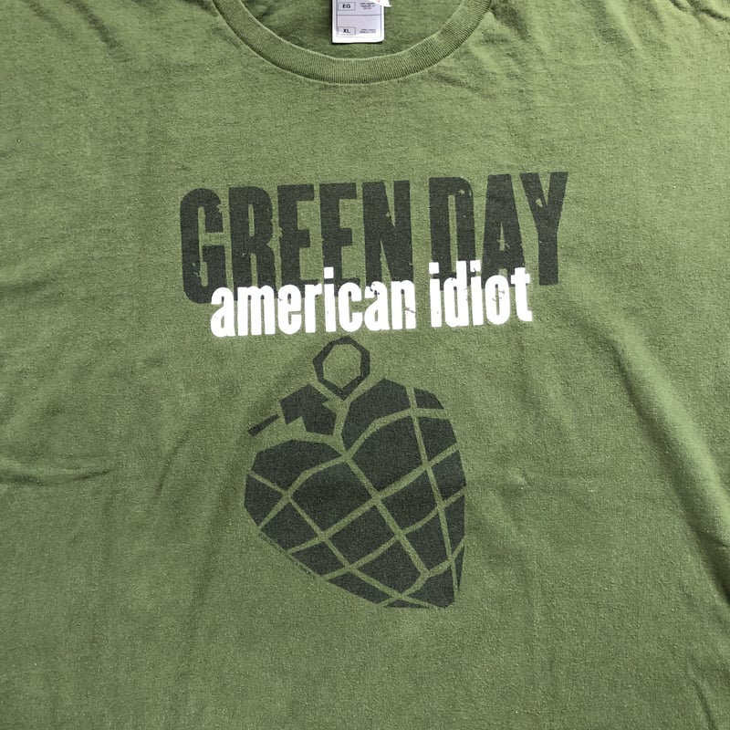 GREEN DAY〝american idiot〟USA製バンドTシャツ XL | CUSTO...