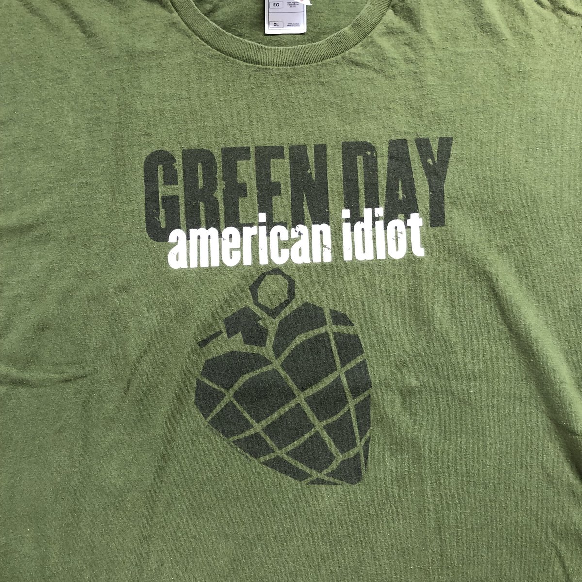GREEN DAY american idiot Tシャツ Lサイズ GREEN DAY - AMERICAN IDIOT OFFICIAL MERCH L BLACK LONG
