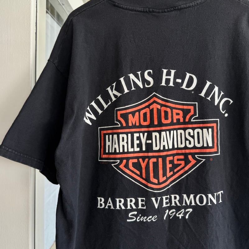 Harley-Davidson 90s usa製　tシャツ 90's USA製 HARLEY DAVIDSON プリントTシャツ L | CUSTOM F