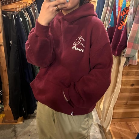 USA製 RUSSELL バックプリントフーディー