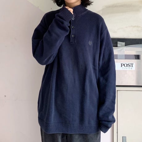 CHAPSボトルネックコットンニット