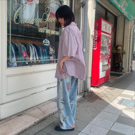 Dockers 半袖ストライプシャツ