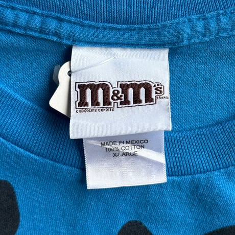 M&M’s ブルーグラフィックTシャツ