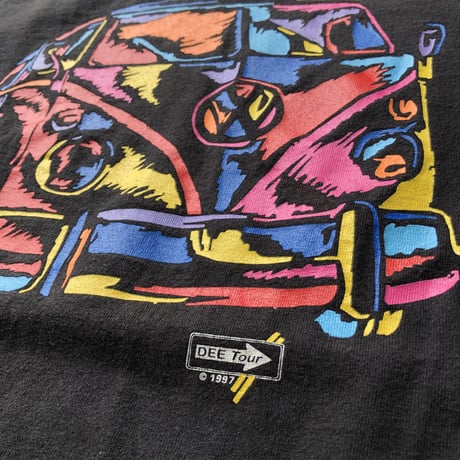 90's VW タイプⅡUSA製リンガーtシャツ