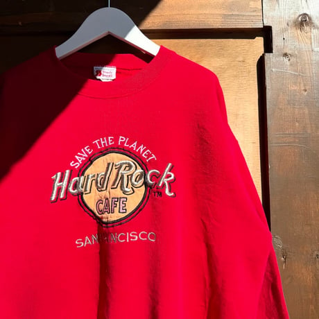 80s USA製 Hard Rock Cafe ロゴスウェット