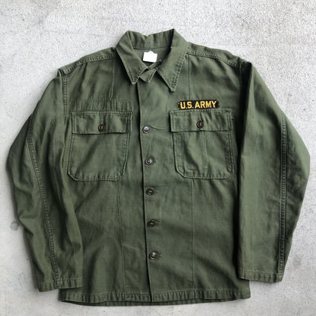 ビンテージ50'sサテンコットン ユーティリティシャツ