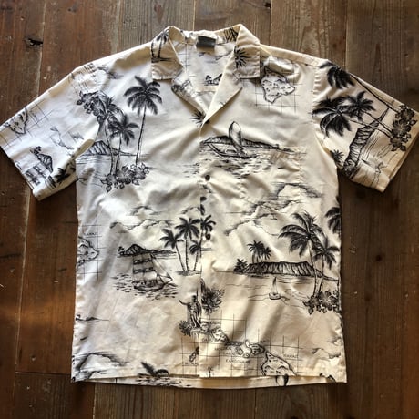 Hawaii総柄シャツ