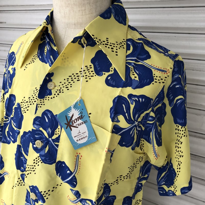 【希少】40s DEADSTOCK HAWAIIAN SHIRT　vintage 希少】40s DEADSTOCK HAWAIIAN SHIRTvintage