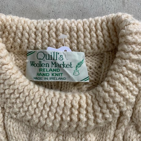 HAND KNITフィッシャーマンニット