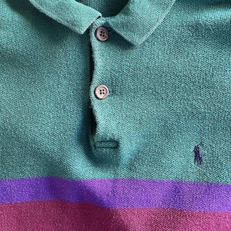 USA製POLOロングスリーブポロシャツ