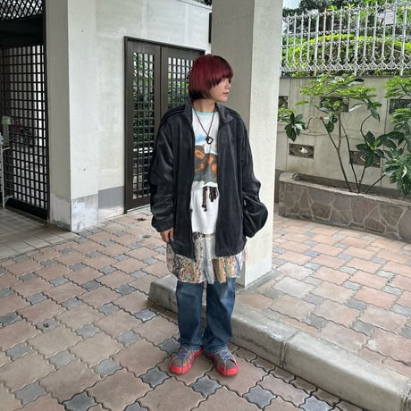 adidas ベロアトラックジャケット