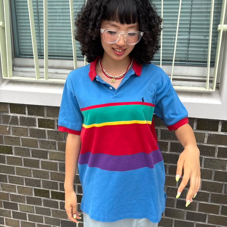 Polo Ralph Lauren カラフルポロシャツ　USA製