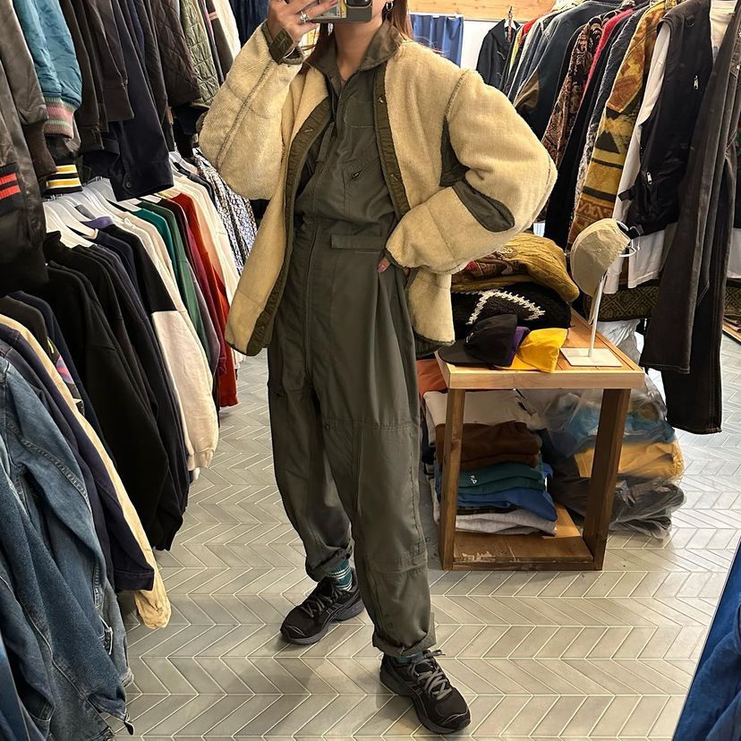 本物U.S. AIR FORCE フライトスーツ 69年製 60年代 U.S.AIRFORCE K-2B フライトスーツ ミリタリー つなぎ