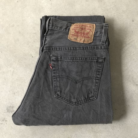90'sUSA製 Levi's501  W34×L30 ブラック