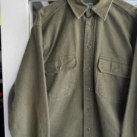 90's USA製 WOOLRICH長袖シャモアシャツ  M