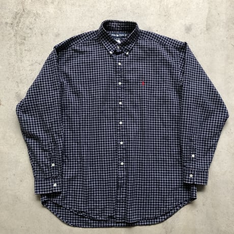 Ralph Lauren長袖チェックシャツ BLARE