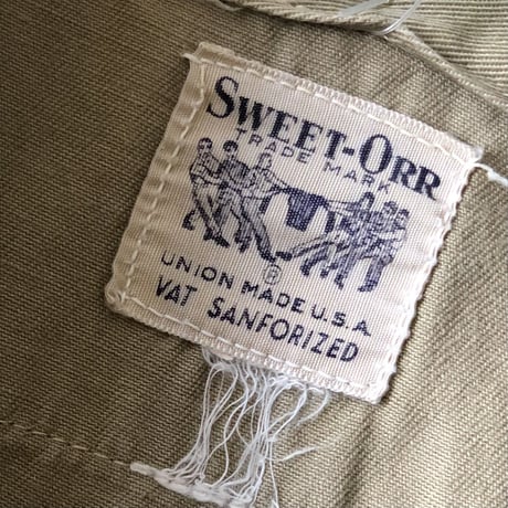 50's SWEET-ORRビンテージワークシャツ