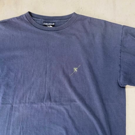 USA製 NAUTICA ゴルフスイング バックプリントTシャツ