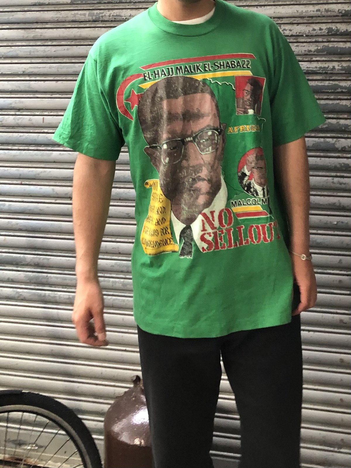 90's Malcom X プリントTシャツ | CUSTOM FEVER