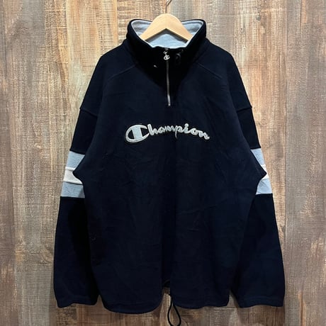 Champion ロゴハーフジップフリース