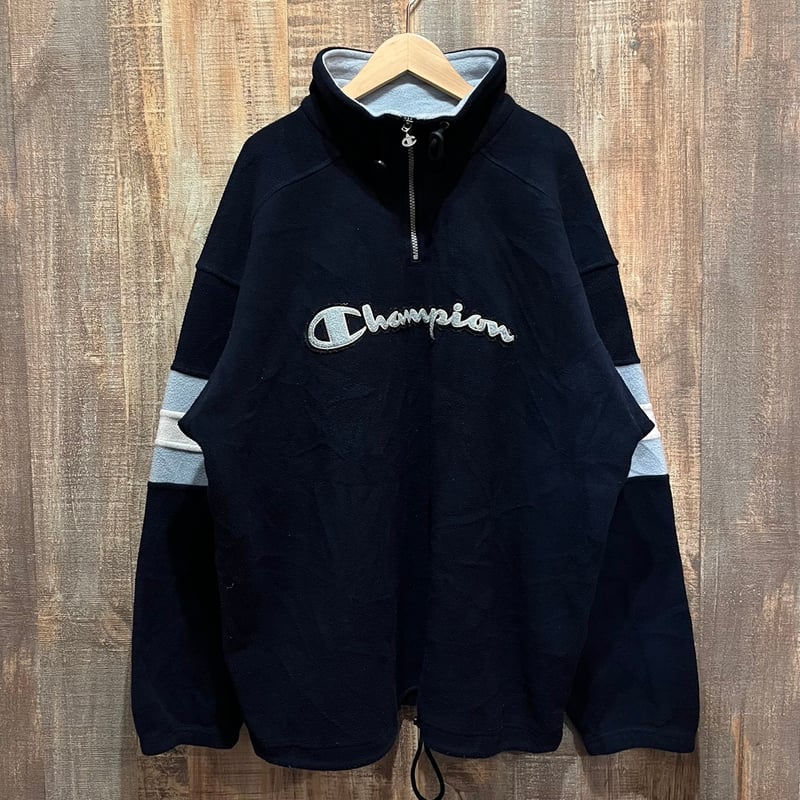 Champion ロゴハーフジップフリース | CUSTOM FEVER