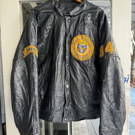 90's Steve Smith レザースタジャン