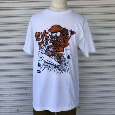 FARTCO プリントTシャツ LIVE BAIT
