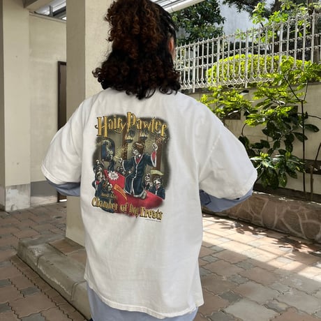 BIG DOGS ハリーポッターパロディプリントTシャツ