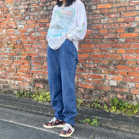 LEE ストライプデニムパンツ