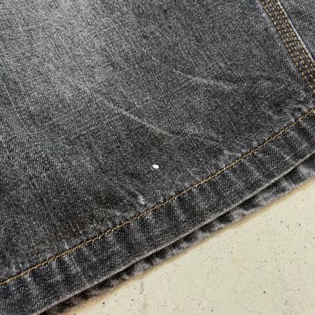 POLO JEANS COMPANY ブラックデニムペインターショーツ
