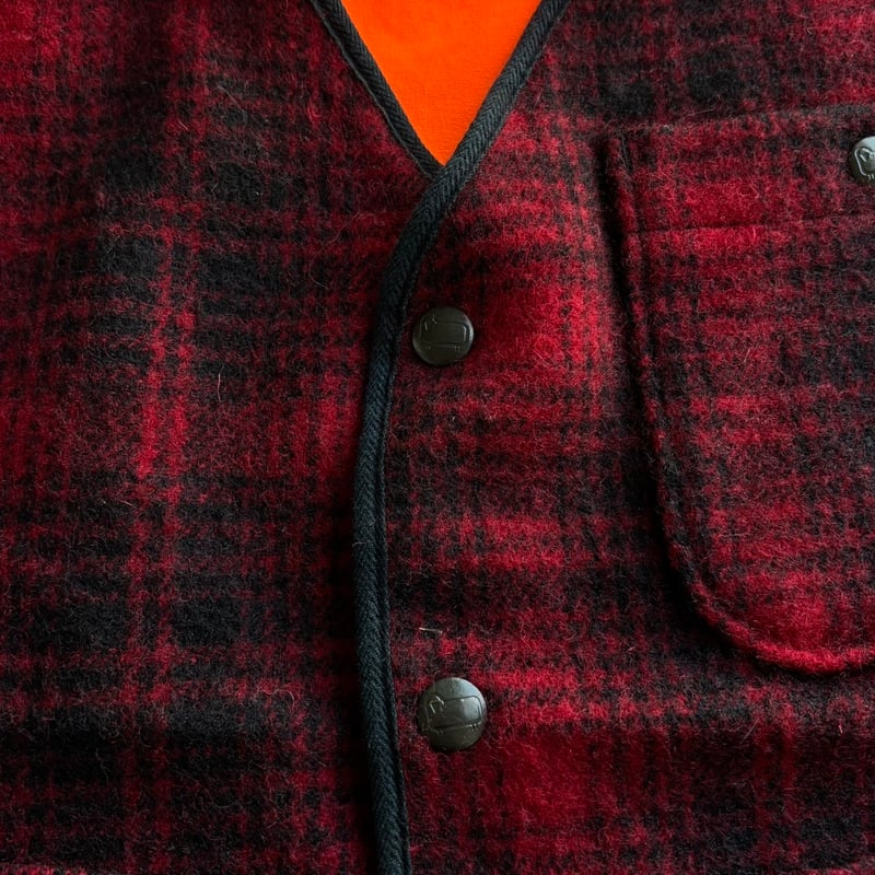 USA製 Wool rich チェック柄ウールベスト | CUSTOM FEVER