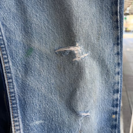 80'sUSA製 Levi's505  W32×L30 クラッシュデニム
