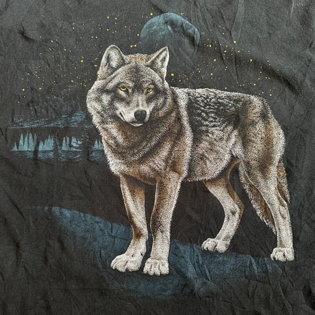 USA製 オオカミTシャツ