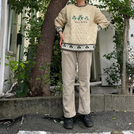 アイルランド製フィッシャーマンニット