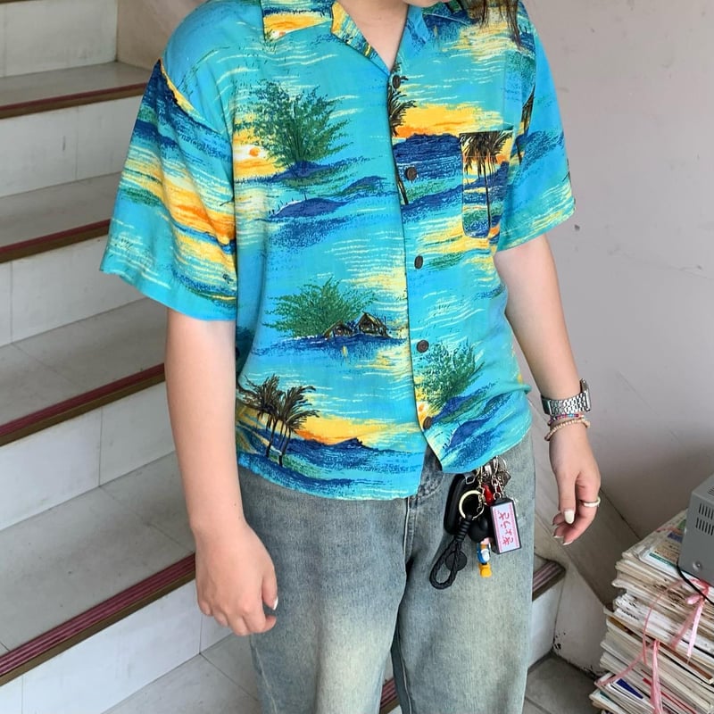 OCEAN CURRENT アロハシャツ🌴 | CUSTOM FEVER OCEAN CURRENT アロハシャツ🌴 | CUSTOM FEVER