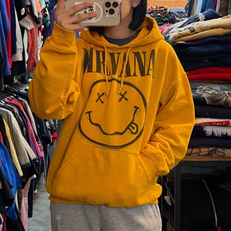 NIRVANA プリントパーカー
