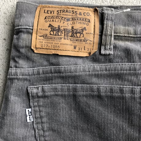 80'sUSA製 Levi's517コーデュロイ  W31×L31