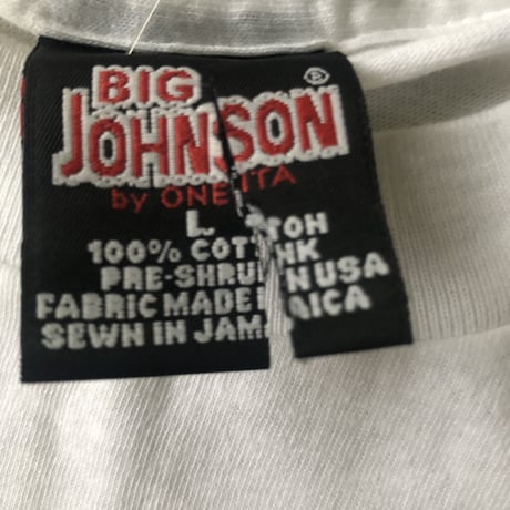 90's 未使用 BIG JOHNSON プリントTシャツ